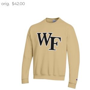 NWOT Champion Wake Forest University Sweatshirt